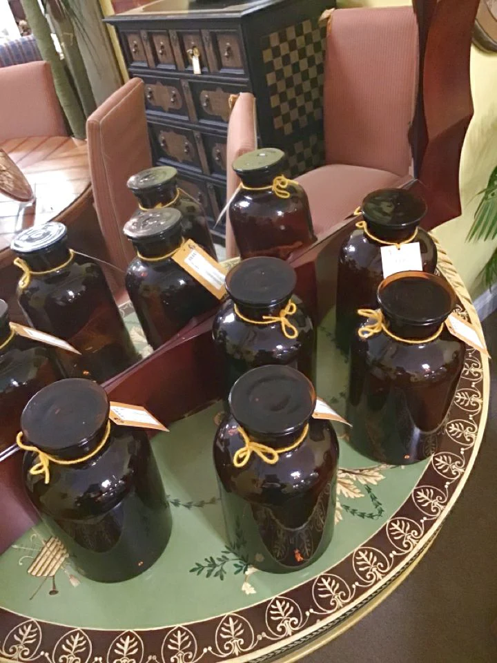 Restoration Hardware Amber Pharmacy Bottle - Image 3